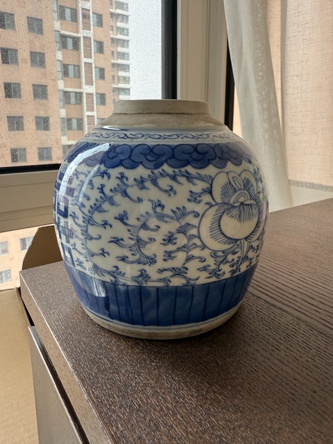 古玩陶瓷青花罐真品鑒賞圖