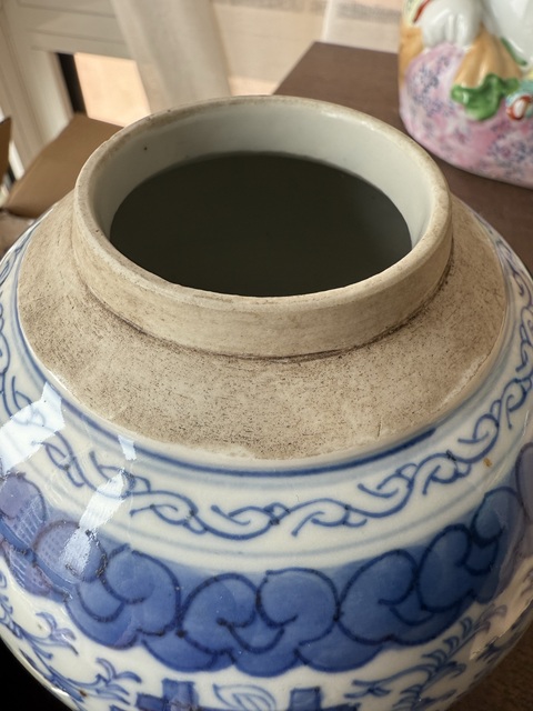 古玩陶瓷青花罐真品鑒賞圖