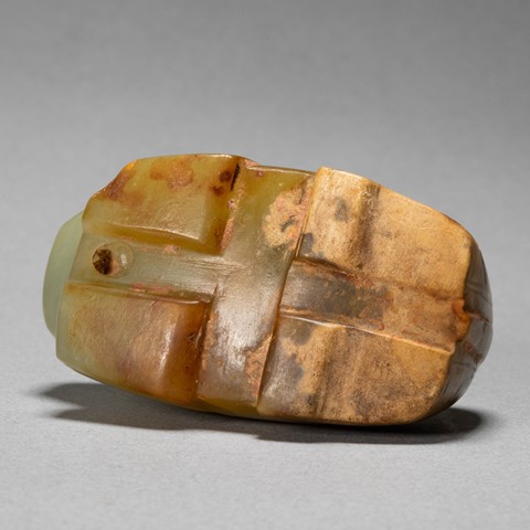 古玩玉器做舊仿古“玉牛”真品鑒賞圖