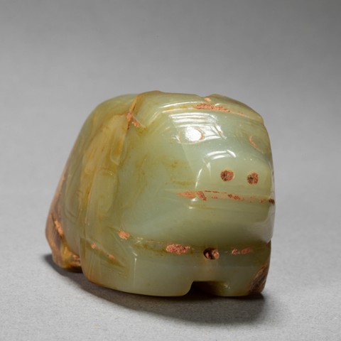 古玩玉器做舊仿古“玉牛”真品鑒賞圖