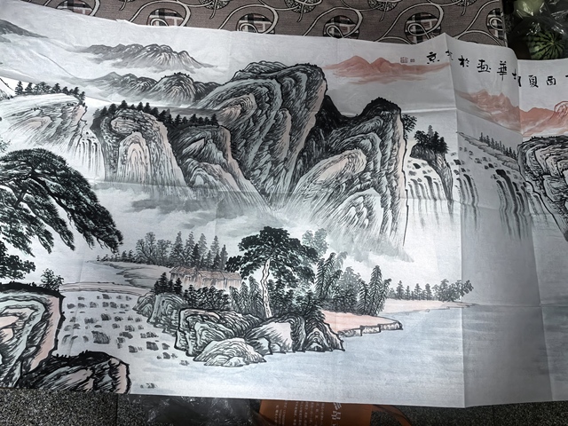 古玩字畫錦繡山河真品鑒賞圖