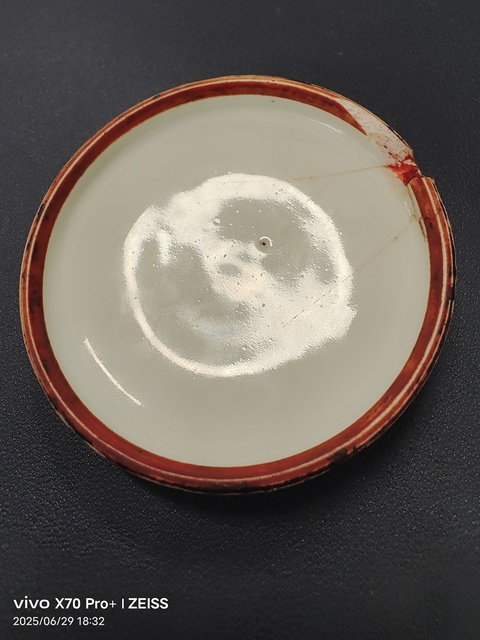 古玩陶瓷民國細(xì)路粉彩百花鳳紋印泥盒真品鑒賞圖