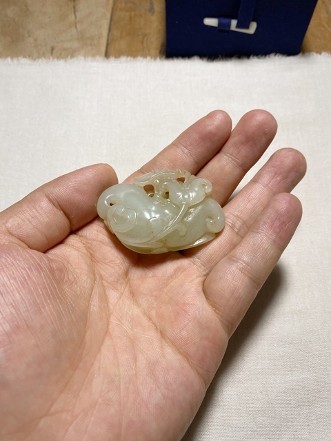 古玩玉器棱角佩真品鑒賞圖