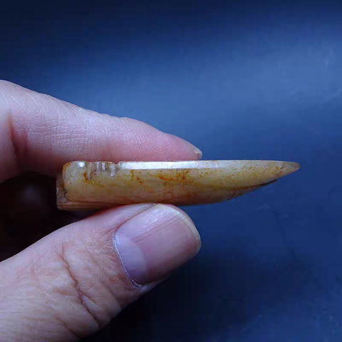 古玩玉器提油仿古“玉蟬”真品鑒賞圖