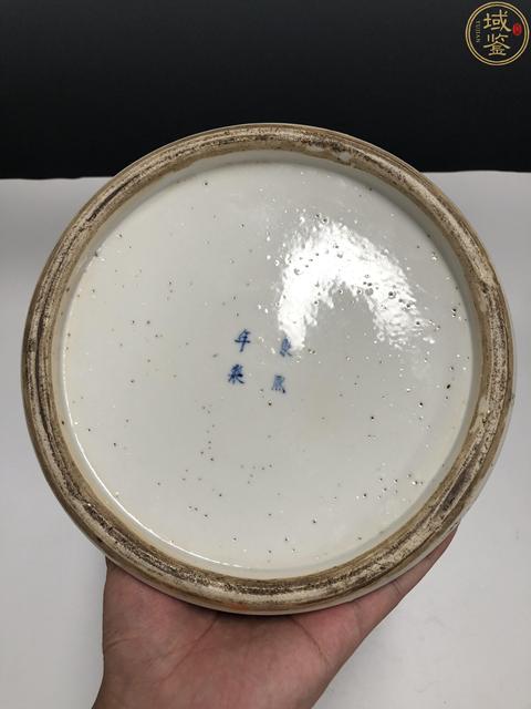 古玩陶瓷青花十八學士圖將軍罐真品鑒賞圖