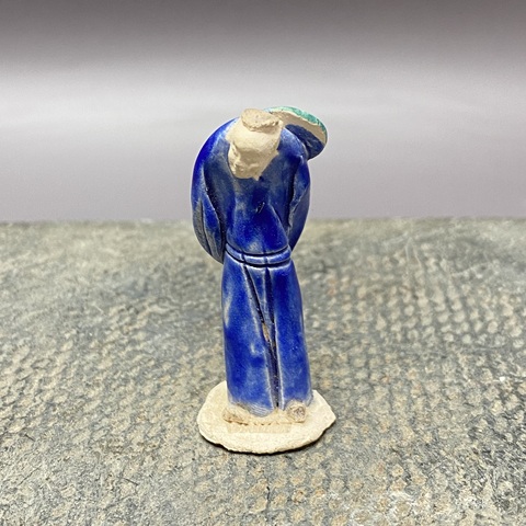 古玩陶瓷石灣窯人物塑像真品鑒賞圖