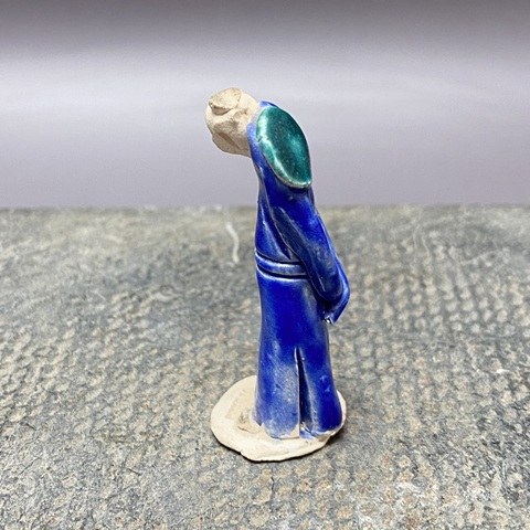 古玩陶瓷石灣窯人物塑像真品鑒賞圖