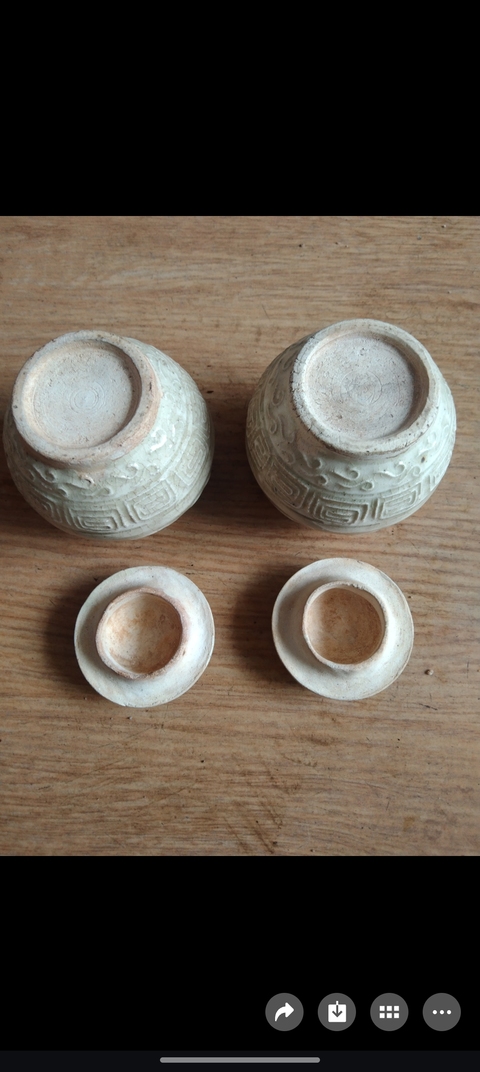 古玩陶瓷宋云市窯印花蓋罐真品鑒賞圖