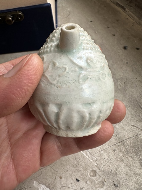 古玩陶瓷影青釉水滴真品鑒賞圖