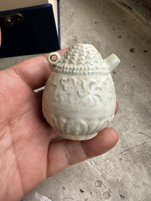 古玩陶瓷影青釉水滴真品鑒賞圖
