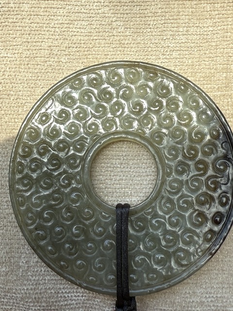 古玩玉器仿古玉璧真品鑒賞圖