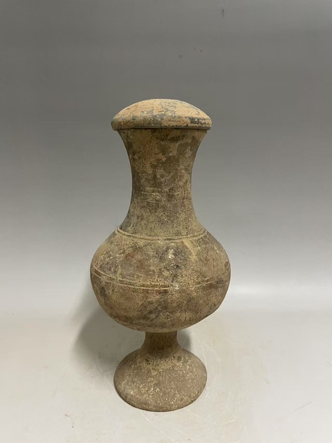 古玩陶瓷戰國·陶豆真品鑒賞圖