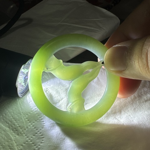 古玩玉器和田玉雕掛件真品鑒賞圖