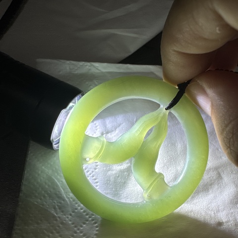 古玩玉器和田玉雕掛件真品鑒賞圖
