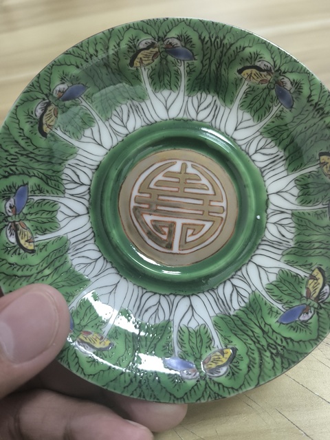 古玩陶瓷三才蓋杯真品鑒賞圖