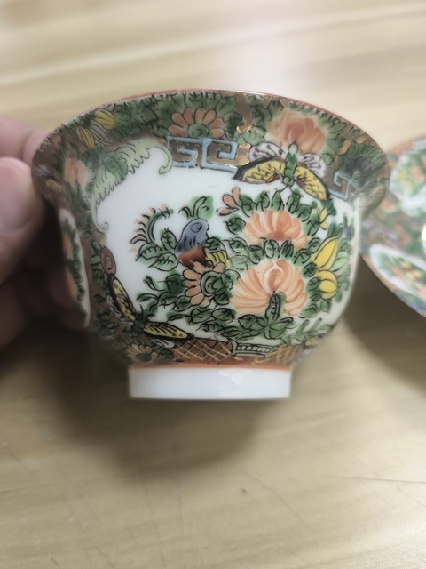 古玩陶瓷三才蓋杯真品鑒賞圖