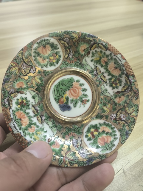古玩陶瓷三才蓋杯真品鑒賞圖