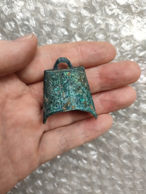 古玩銅器鈴鐺拍賣，當(dāng)前價(jià)格1800元