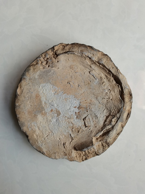 古玩陶瓷蓮瓣紋瓦當拍賣，當前價格0元