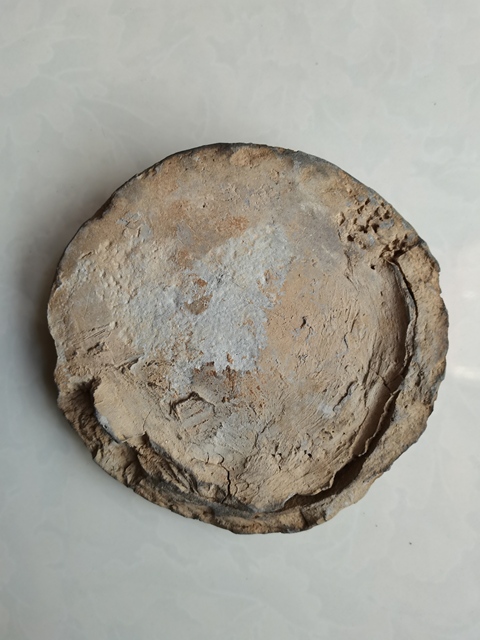 古玩陶瓷蓮瓣紋瓦當拍賣，當前價格0元