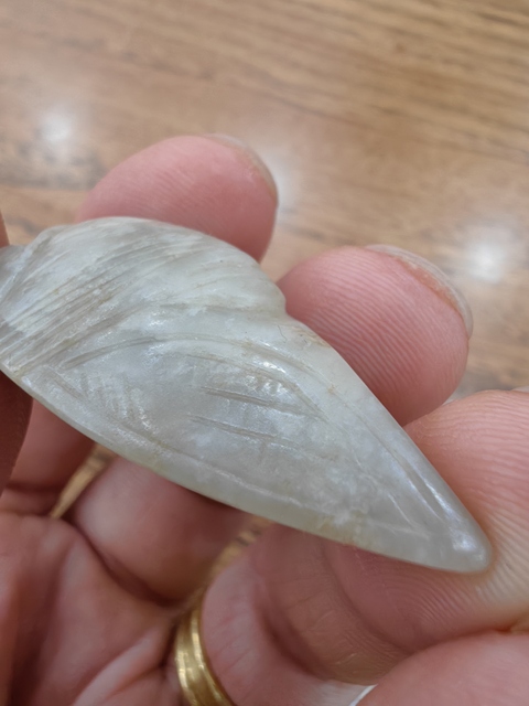 古玩玉器玉蟬真品鑒賞圖