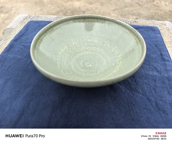 古玩陶瓷越窯青瓷直口盞真品鑒賞圖