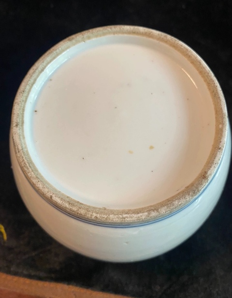 古玩陶瓷青花人物故事罐真品鑒賞圖
