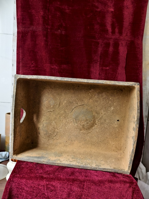 古玩陶瓷灰陶灶臺(tái)真品鑒賞圖