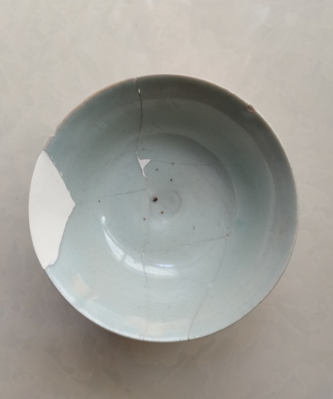 古玩陶瓷青白釉高足杯真品鑒賞圖