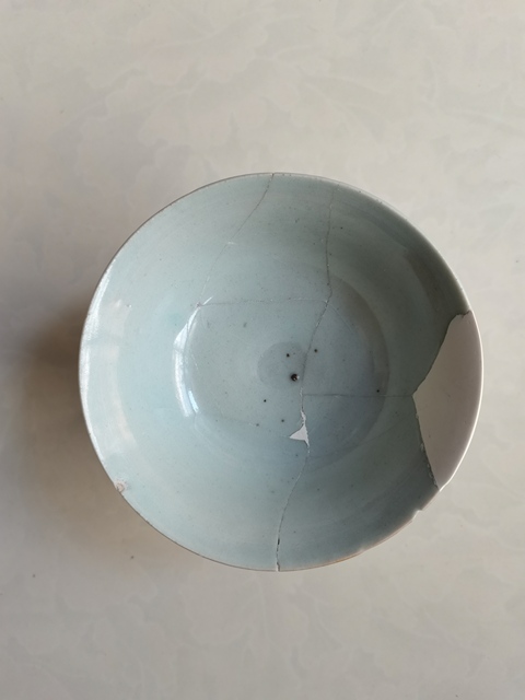 古玩陶瓷青白釉高足杯真品鑒賞圖