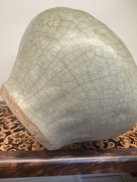 古玩陶瓷龍泉青瓷罐真品鑒賞圖