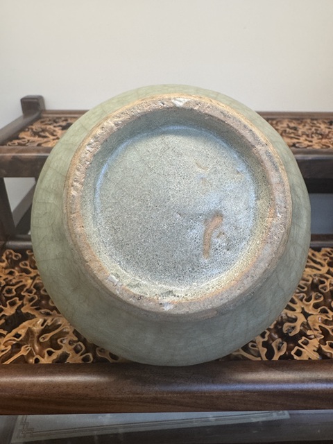 古玩陶瓷龍泉青瓷罐真品鑒賞圖