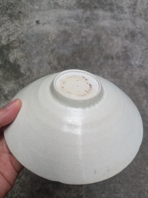 古玩陶瓷湖田窯青白釉針挑工葵口碗真品鑒賞圖