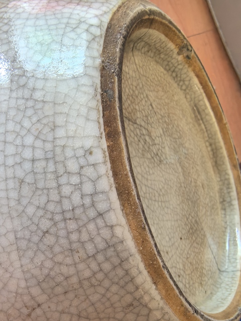 古玩陶瓷哥釉水呈真品鑒賞圖