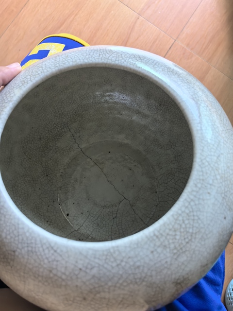 古玩陶瓷哥釉水呈真品鑒賞圖