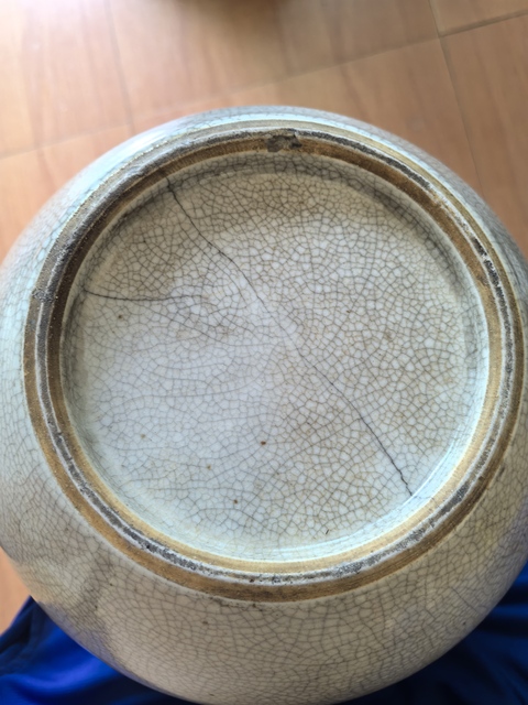 古玩陶瓷哥釉水呈真品鑒賞圖