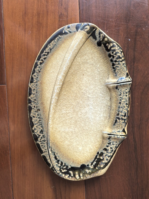 古玩陶瓷窯變釉盤真品鑒賞圖