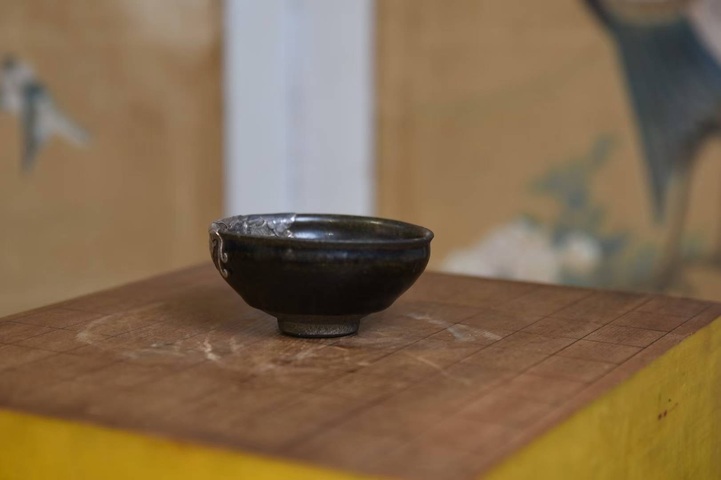 古玩陶瓷南宋時期建窯建盞真品鑒賞圖