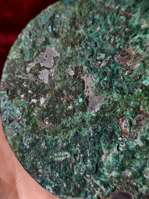 古玩銅器規矩紋四神鏡真品鑒賞圖