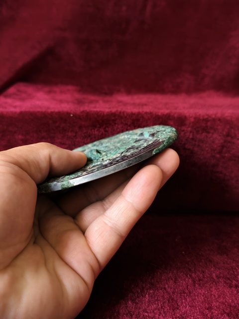 古玩銅器規矩紋四神鏡真品鑒賞圖