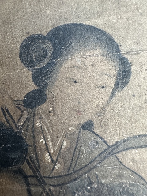 古玩字畫人物山水真品鑒賞圖