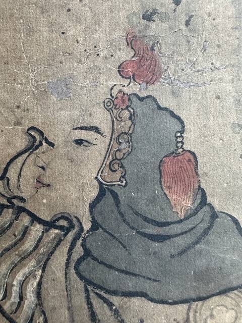古玩字畫人物山水真品鑒賞圖