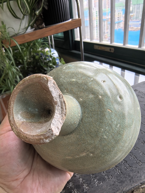古玩陶瓷龍泉青瓷高足杯真品鑒賞圖