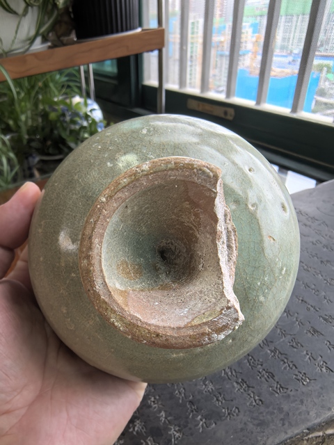 古玩陶瓷龍泉青瓷高足杯真品鑒賞圖