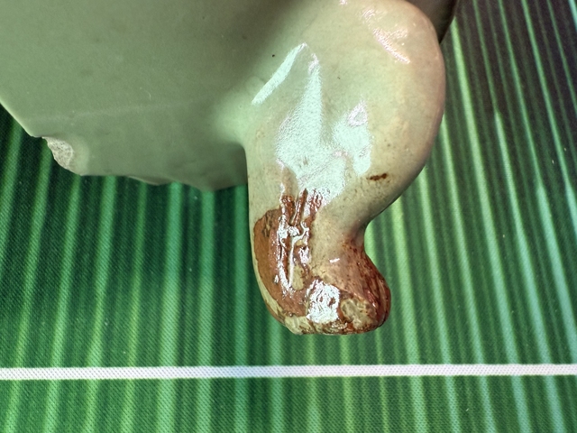 古玩陶瓷青瓷爐標本真品鑒賞圖