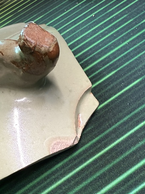 古玩陶瓷青瓷爐標本真品鑒賞圖