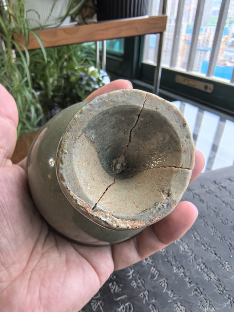 古玩陶瓷龍泉青瓷高足杯真品鑒賞圖