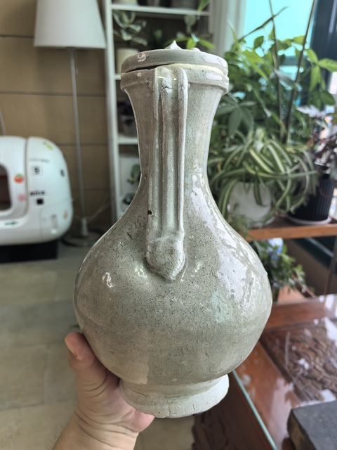 古玩陶瓷青釉執(zhí)壺真品鑒賞圖