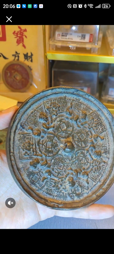 古玩銅器銅鏡真品鑒賞圖