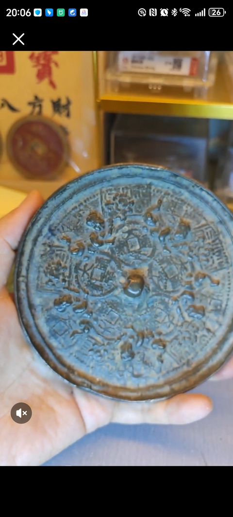 古玩銅器銅鏡真品鑒賞圖